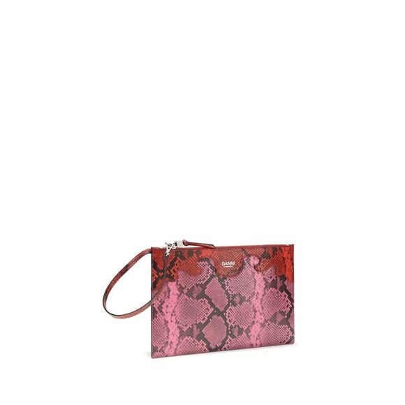 Ganni Women Python Print Pouch - Picture 2 of 4